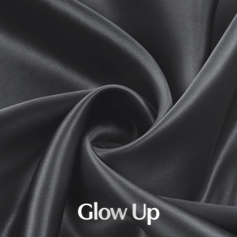 Glow Up™ Pillowcase - Charcoal Grey