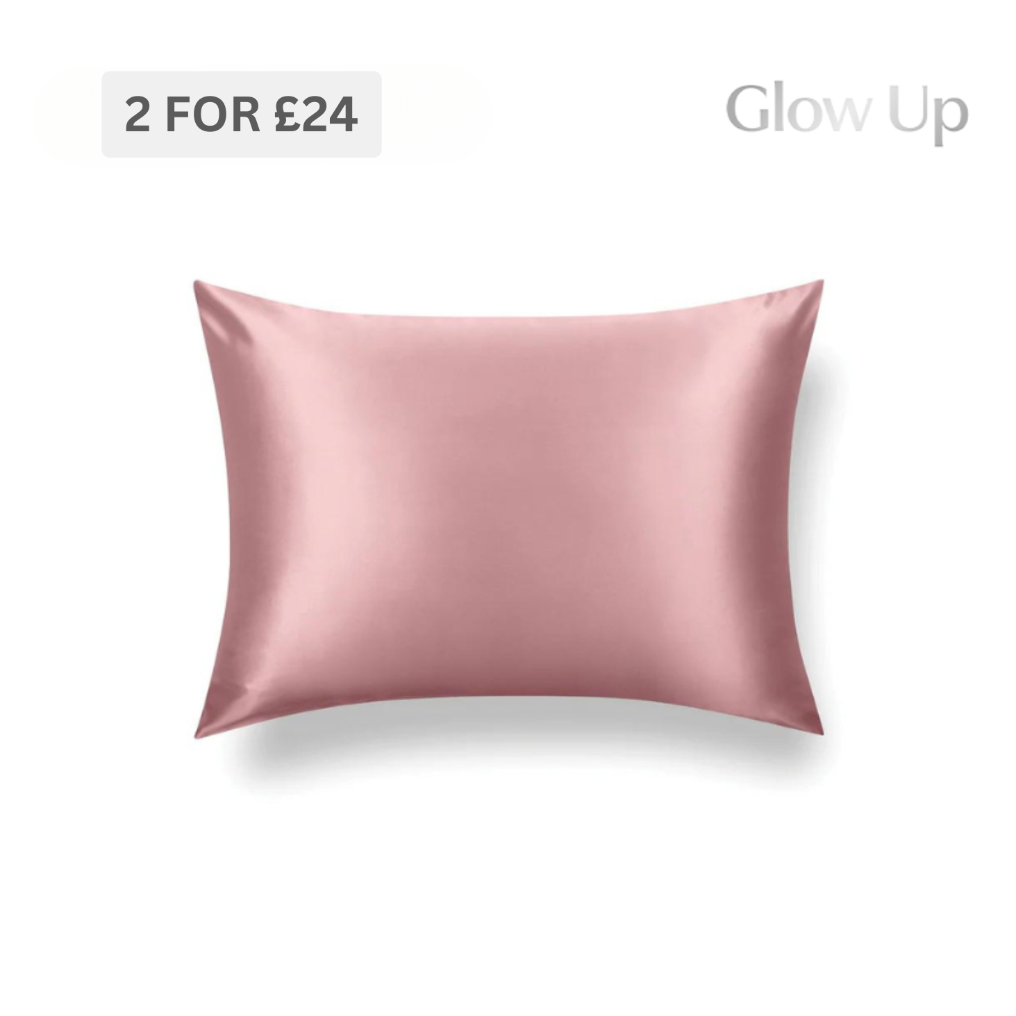 Glow Up™ Pillowcase - Misty Rose Pink