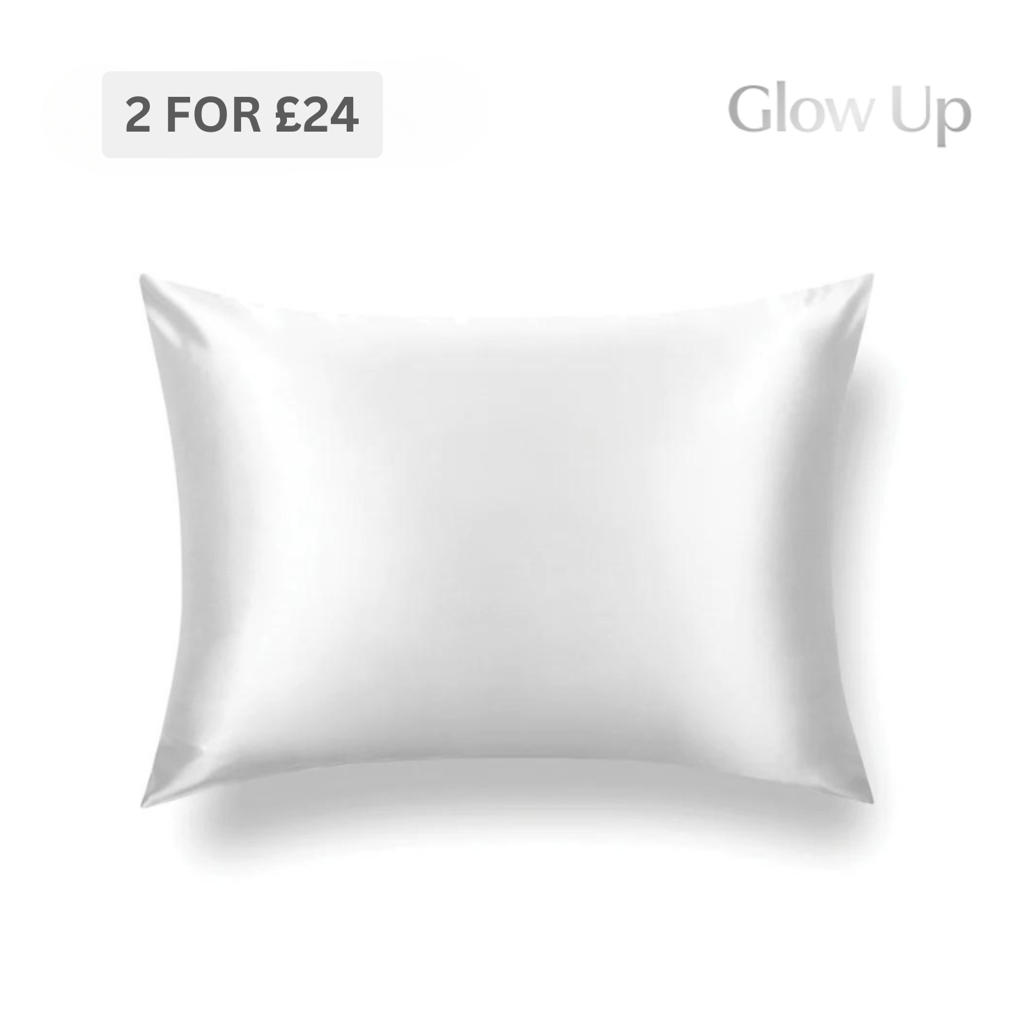 Glow Up™ Pillowcase - Cool White